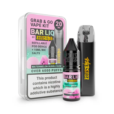 Zeus Juice Grab and Go Pod Kit – Watermelon Bubblegum - Vapesdirect