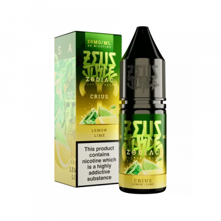 Zeus Juice Nic Salt Crius Eliquid - Lemon Lime
