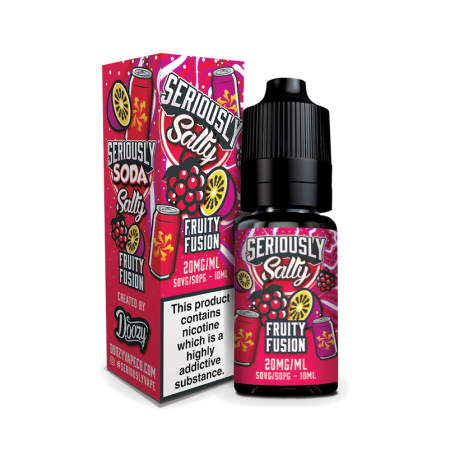 Doozy Salts Seriously Soda Eliquid - Fruity Fusion - vapesdirect