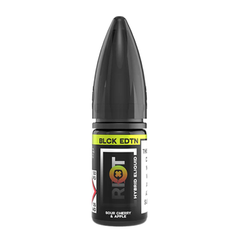 Riot Squad Black Edition 10ml Nic Salts - Sour Cherry and Apple - vapesdirect