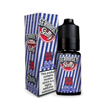 Doozy Salts Seriously Soda Eliquid - Blue Wing - vapesdirect