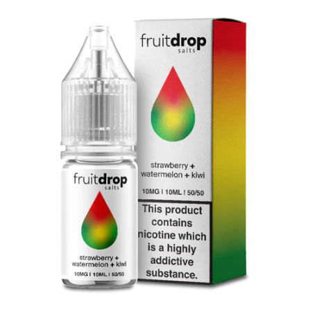 Fruit Drop Eliquid Nic Salts Strawberry Watermelon Kiwi - vapesdirect