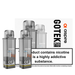 Aspire Gotek refillable pods displayed in a transparent form showcasing the internal structure, with the Aspire brand logo visible.