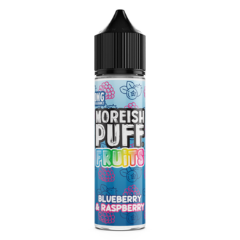 Moreish Puff Fruits 50ml Shortfill - Blueberry & Raspberry - vapesdirect