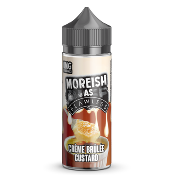 Moreish As Flawless Custard 50ml Shortfill - Creme Brulee Custard - vapesdirect