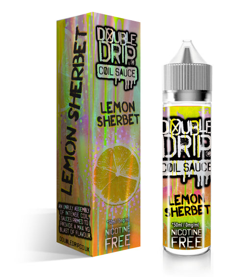 Double Drip Lemon Sherbet Coil Sauce Shortfill 50ml - vapesdirect