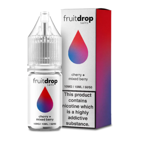 Fruit Drop Eliquid Nic Salts Cherry Mixed Berry - vapesdirect