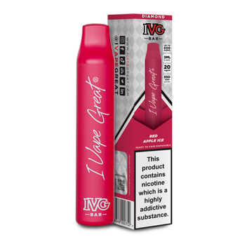 IVG Diamond Disposable Air Bar - Red Apple Ice - vapesdirect