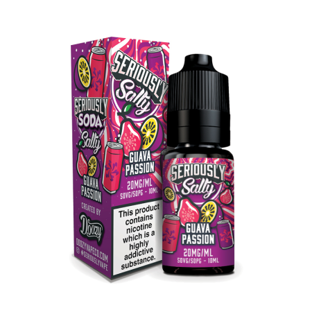 Doozy Salts Seriously Soda Eliquid - Guava Passion - vapesdirect