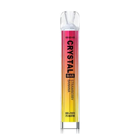 SKE Crystal Disposable Vape Bar - Strawberry Banana - Vapesdirect