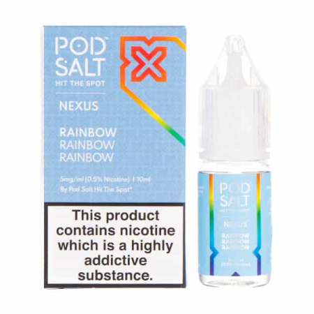Pod Salts Nexus Rainbow 10ml Nic Salt Eliquid - Vapesdirect