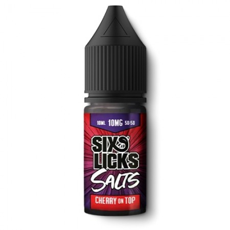 Six Licks Nic Salt Eliquid - Cherry On Top - Vapesdirect