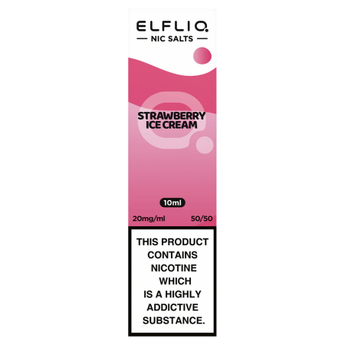 ElfLiq ELiquid By Elf Bar 10ml Strawberry Ice Cream