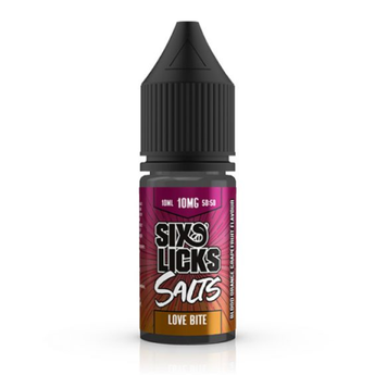 Six Licks Nic Salt Eliquid - Love Bite - vapesdirect