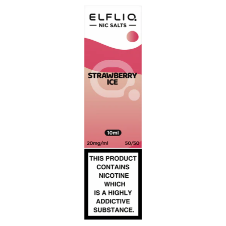 ElfLiq ELiquid By Elf Bar 10ml Strawberry Ice - Vapesdirect