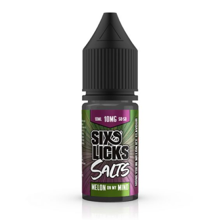 Six Licks Nic Salt Eliquid - Melon on my Mind - vapesdirect