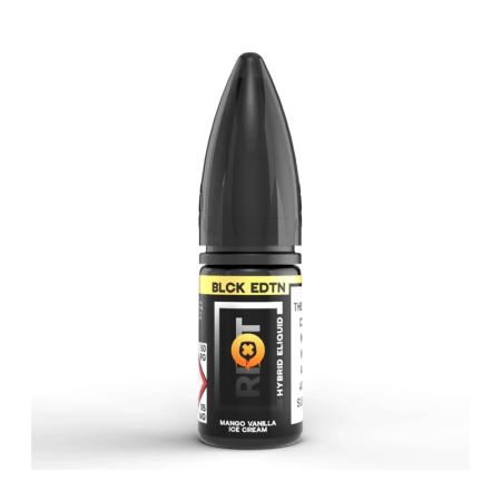 Riot Squad Black Edition 10ml Nic Salts - Mango Vanilla Ice Cream - vapesdirect