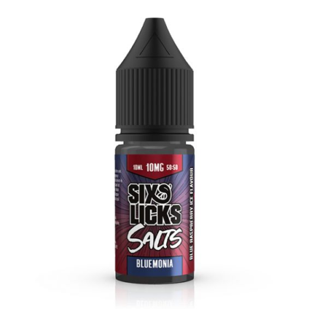 Six Licks Nic Salt Eliquid - Bluemonia - vapesdirect