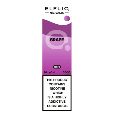 ElfLiq ELiquid By Elf Bar 10ml Grape - Vapesdirect