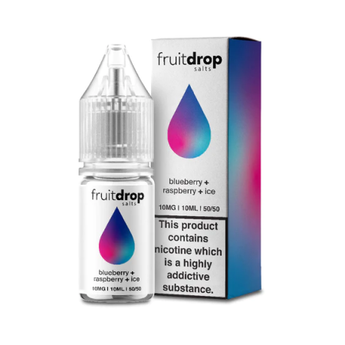 Fruit Drop Eliquid Nic Salts Blueberry Raspberry Ice - vapesdirect