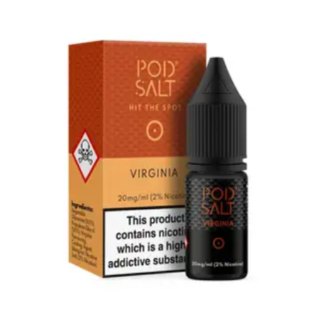 Pod Salts Virginia 10ml Nic Salt Eliquid - vapesdirect