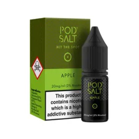 Pod Salts Apple 10ml Nic Salt Eliquid - vapesdirect