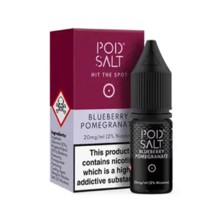 Pod Salts Blueberry Pomegranate 10ml Nic Salt Eliquid - vapesdirect