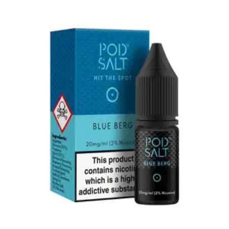 Pod Salts Blueberg 10ml Nic Salt Eliquid - vapesdirect