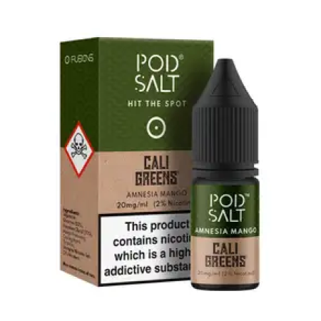 Pod Salts Fusions - Amnesia Mango 10ml Nic Salt Eliquid - vapesdirect