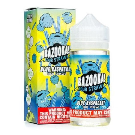 Bazooka Sour Straws Blue Raspberry - vapesdirect