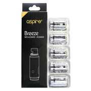 Aspire Breeze / Breeze 2 Replacement Coils 5 Pack - vapesdirect