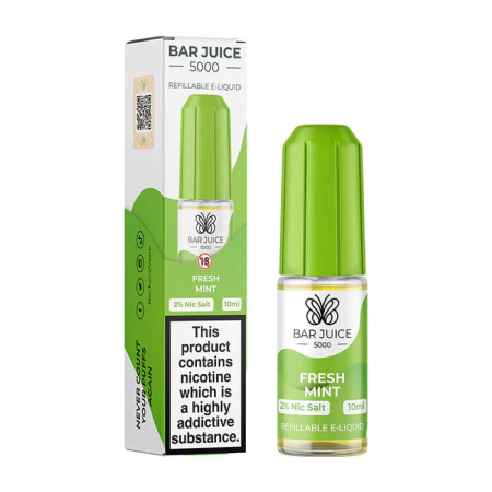 Bar Juice 5000 Fresh Mint Nic Salt 10ml - Vapesdirect