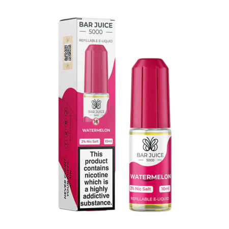 Bar Juice 5000 Watermelon Nic Salt 10ml - Vapesdirect