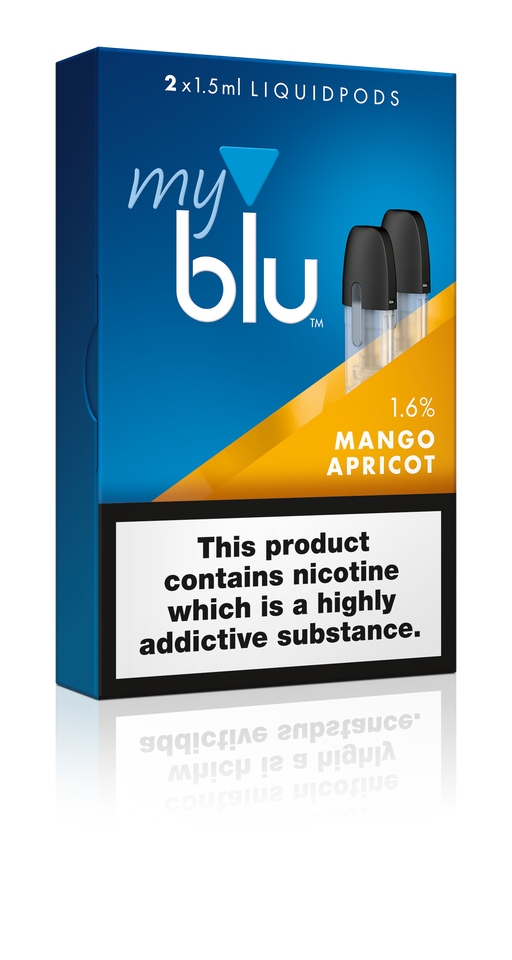 MyBlu E-Liquid Pod Mango and Apricot - vapesdirect