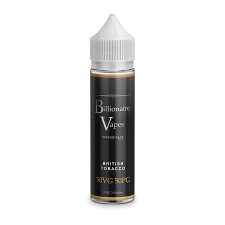 Billionaire Vapes 50/50 Shortfill British Tobacco - Vapesdirect