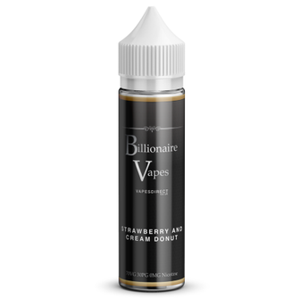 Billionaire Vapes 50ml Shortfill Strawberries and Cream Donut - vapesdirect