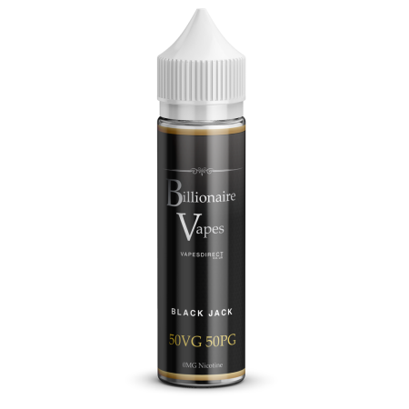 Billionaire Vapes 50/50 Shortfill Black Jack - vapesdirect