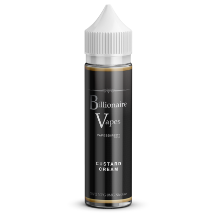 Billionaire Vapes 50ml Shortfill Custard Cream - vapesdirect
