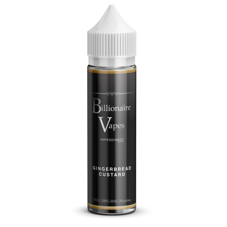 Billionaire Vapes 50ml Shortfill Gingerbread Custard - vapesdirect