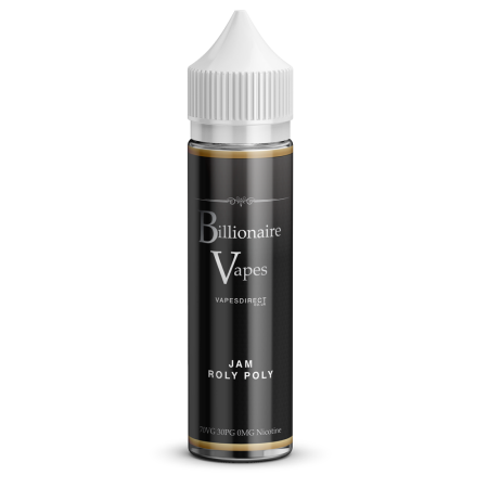 Billionaire Vapes 50ml Shortfill Jam Roly Poly - vapesdirect