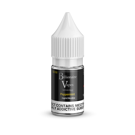 Billionaire Vapes 50/50 Eliquid 10ml Peppermint - vapesdirect