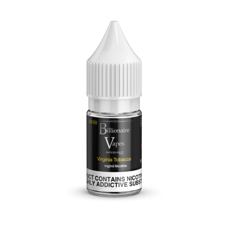 Billionaire Vapes 50/50 Eliquid 10ml Virginia Tobacco - vapesdirect