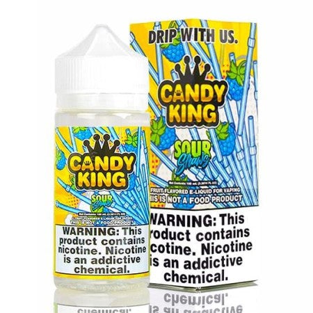 Candy King 100ml Shortfill - Sour Straws - vapesdirect