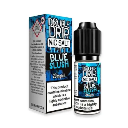 Double Drip Nic Salts Eliquid Blue Slush - Vapesdirect