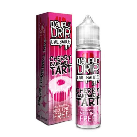 Double Drip Cherry Bakewell Short Fill E-Liquid 50ml - vapesdirect