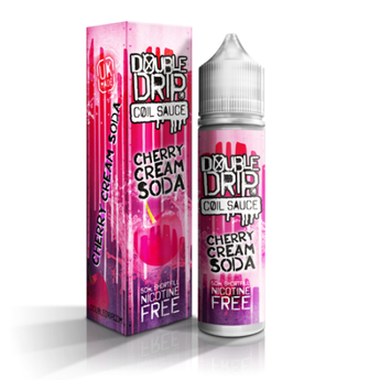 Double Drip Cherry Cream Soda ShortFill E-Liquid 50ml - vapesdirect