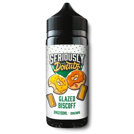 Doozy Seriously Donuts 100ml Shortfill Glazed Biscoff - vapesdirect
