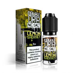 Double Drip Nic Salts Eliquid Lemon Sherbert - vapesdirect