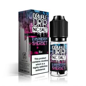 Double Drip Nic Salts Eliquid Raspberry Sherbert - vapesdirect