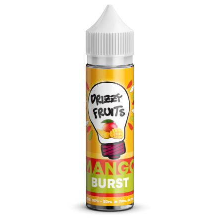 Drizzy Fruits 50ml Shortfill Mango Burst - vapesdirect